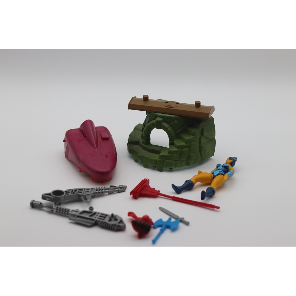 Vintage Masters of the Universe MOTU Evil-Lyn Figure Point Dread Land Shark Lot - Picture 2 of 12